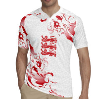 Custom England Rugby Pride Rugby Jersey Tudor Rose Flame Fire Style