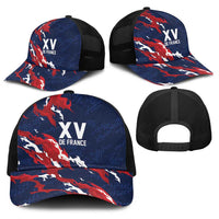 France Rugby Pride Baseball Net Cap XV de France Flame Fire Style