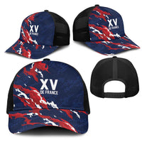 France Rugby Pride Mesh Trucker Cap XV de France Flame Fire Style