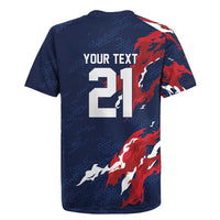 Custom France Rugby Pride Rugby Jersey XV de France Flame Fire Style