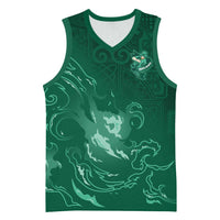 Custom Ireland Rugby Pride Basketball Jersey Celtic Shamrock Flame Fire Style