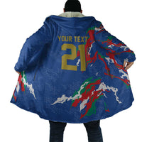 Custom Italy Rugby Pride Cloak Gli Azzurri Flame Fire Style