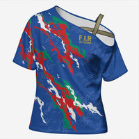 Custom Italy Rugby Pride Cross Shoulder Shirt Gli Azzurri Flame Fire Style