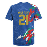 Custom Italy Rugby Pride Rugby Jersey Gli Azzurri Flame Fire Style