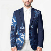 Custom Scotland Rugby Pride Blazer Thistle Flame Fire Style