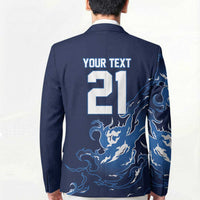 Custom Scotland Rugby Pride Blazer Thistle Flame Fire Style
