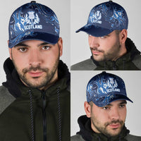 Scotland Rugby Pride Classic Cap Thistle Flame Fire Style