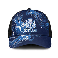 Scotland Rugby Pride Mesh Trucker Cap Thistle Flame Fire Style