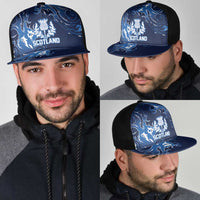 Scotland Rugby Pride Mesh Trucker Cap Thistle Flame Fire Style