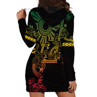Filipino Sun Tribal Tattoo Hoodie Dress Philippines Inspired Barong Reggae Art - Wonder Print Shop
