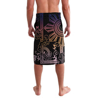 Filipino Sun Tribal Tattoo Lavalava Philippines Inspired Barong Pink Art - Wonder Print Shop