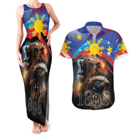 Philippines Lion and Eagle 1898 Couples Matching Tank Maxi Dress and Hawaiian Shirt Pilipinas Maligayang Araw ng Kalayaan LT9 - Wonder Print Shop