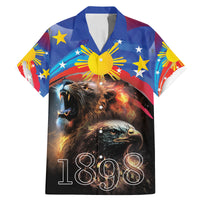 Philippines Lion and Eagle 1898 Family Matching Mermaid Dress and Hawaiian Shirt Pilipinas Maligayang Araw ng Kalayaan LT9 - Wonder Print Shop