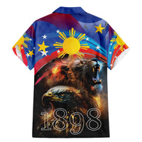 Philippines Lion and Eagle 1898 Family Matching Mermaid Dress and Hawaiian Shirt Pilipinas Maligayang Araw ng Kalayaan LT9 - Wonder Print Shop