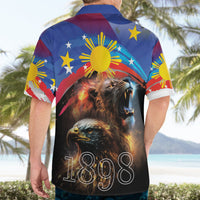 Philippines Lion and Eagle 1898 Hawaiian Shirt Pilipinas Maligayang Araw ng Kalayaan - Wonder Print Shop
