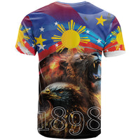 Philippines Lion and Eagle 1898 T Shirt Pilipinas Maligayang Araw ng Kalayaan - Wonder Print Shop