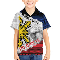 Philippines 126th Independence Day Family Matching Short Sleeve Bodycon Dress and Hawaiian Shirt Pilipinas Hunyo 12 Maligayang Araw ng Kalayaan - Wonder Print Shop