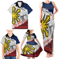 Philippines 126th Independence Day Family Matching Tank Maxi Dress and Hawaiian Shirt Pilipinas Hunyo 12 Maligayang Araw ng Kalayaan - Wonder Print Shop