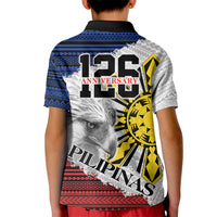 Philippines 126th Independence Day Kid Polo Shirt Pilipinas Hunyo 12 Maligayang Araw ng Kalayaan - Wonder Print Shop