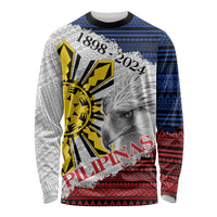 Philippines 126th Independence Day Long Sleeve Shirt Pilipinas Hunyo 12 Maligayang Araw ng Kalayaan - Wonder Print Shop