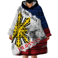 Philippines 126th Independence Day Wearable Blanket Hoodie Pilipinas Hunyo 12 Maligayang Araw ng Kalayaan - Wonder Print Shop