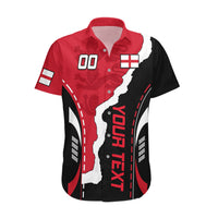 Custom England Hawaiian Shirt The Three Lions Football Go Champions Red - Wonder Print Shop