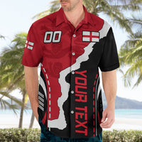 Custom England Hawaiian Shirt The Three Lions Football Go Champions Red - Wonder Print Shop