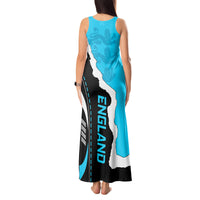 Custom England Tank Maxi Dress The Three Lions Football Go Champions Blue - Wonder Print Shop