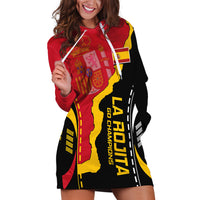 Spain Hoodie Dress La Rojita Football Go Champions - Wonder Print Shop