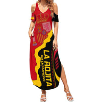 Spain Summer Maxi Dress La Rojita Football Go Champions - Wonder Print Shop