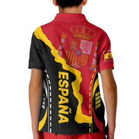 Custom Spain Kid Polo Shirt La Rojita Football Go Champions - Wonder Print Shop