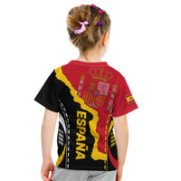 Custom Spain Kid T Shirt La Rojita Football Go Champions - Wonder Print Shop