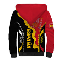 Custom Spain Sherpa Hoodie La Rojita Football Go Champions - Wonder Print Shop