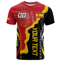 Custom Spain T Shirt La Rojita Football Go Champions - Wonder Print Shop