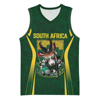 South Africa Rugby National Heritage Custom Basketball Jersey Traditional Ndebele Inspired