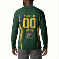 South Africa Rugby National Heritage Custom Button Sweatshirt Traditional Ndebele Inspired