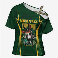South Africa Rugby National Heritage Custom Cross Shoulder Shirt Traditional Ndebele Inspired