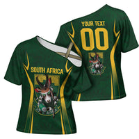 South Africa Rugby National Heritage Custom Cross Shoulder Shirt Traditional Ndebele Inspired