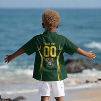South Africa Rugby National Heritage Custom Kid Hawaiian Shirt Traditional Ndebele Inspired