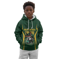 South Africa Rugby National Heritage Custom Kid Hoodie Traditional Ndebele Inspired