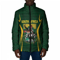 South Africa Rugby National Heritage Custom Padded Jacket Traditional Ndebele Inspired