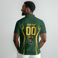 South Africa Rugby National Heritage Custom Polo Shirt Traditional Ndebele Inspired
