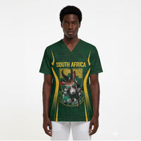 South Africa Rugby National Heritage Custom Scrub Top Traditional Ndebele Inspired