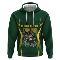 South Africa Rugby National Heritage Custom Zip Hoodie Traditional Ndebele Inspired