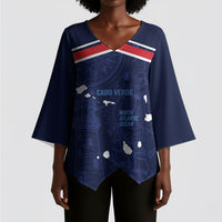 Cape Verde Small Island Big Stage Custom Kimono Sleeve Blouse Guardian of the Atlantic