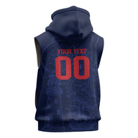 Cape Verde Small Island Big Stage Custom Sleeveless Zip Hoodie Guardian of the Atlantic