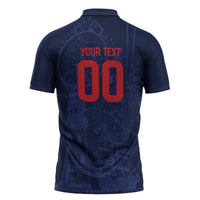 Cape Verde Small Island Big Stage Custom Zipper Polo Shirt Guardian of the Atlantic