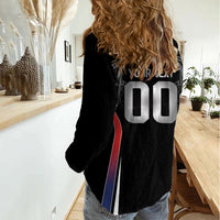 Custom Norway Viking Heritage Women Casual Shirt Norge Never Falls Quarterfinal Edition