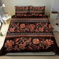 Azerbaijan Bedding Set Traditional Pattern Ornament With Flowers Buta Gold LT9 - Wonder Print Shop