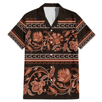 Azerbaijan Family Matching Mermaid Dress and Hawaiian Shirt Traditional Pattern Ornament With Flowers Buta Gold LT9 - Wonder Print Shop